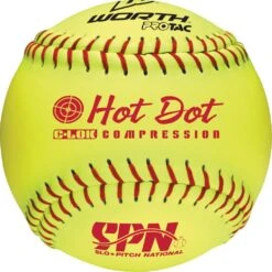 Worth HOT DOT SPN Softball Ball (UN)