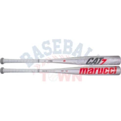 Marucci MCBC72S CAT7 Silver BBCOR Baseball Bat (-3)