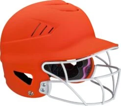 Worth Storm Highlighter Batting Helmet W/Face Guard